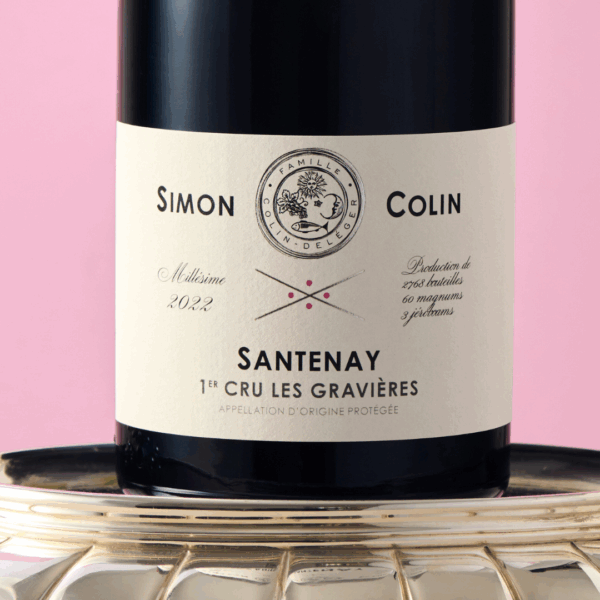 Simon Colin Santenay 1er Cru "La Gravieres" 2022 Artistic Shot